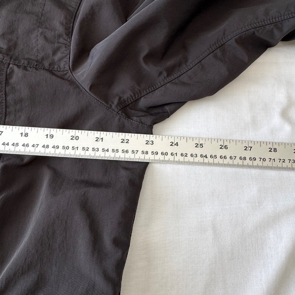 Eddie Bauer Travex Women's XL Windbreaker Jacket Full Zip Black Roll Tab Sleeve - Picture 12 of 16